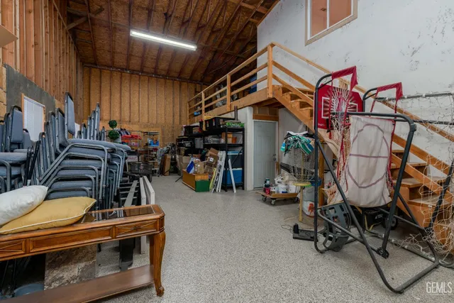 a view of roof with wooden floor