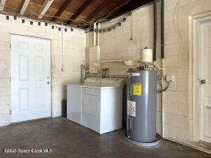 317 3rd Avenue Indialantic, FL 32903 - Photo 12 of 18 a utility room with dryer and washer