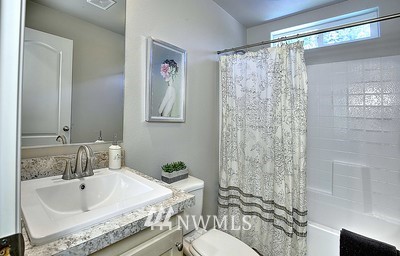 16029 Gibson Road Southwest Tenino, WA 98589 - Photo 21 of 35 a bathroom with a sink and a mirror
