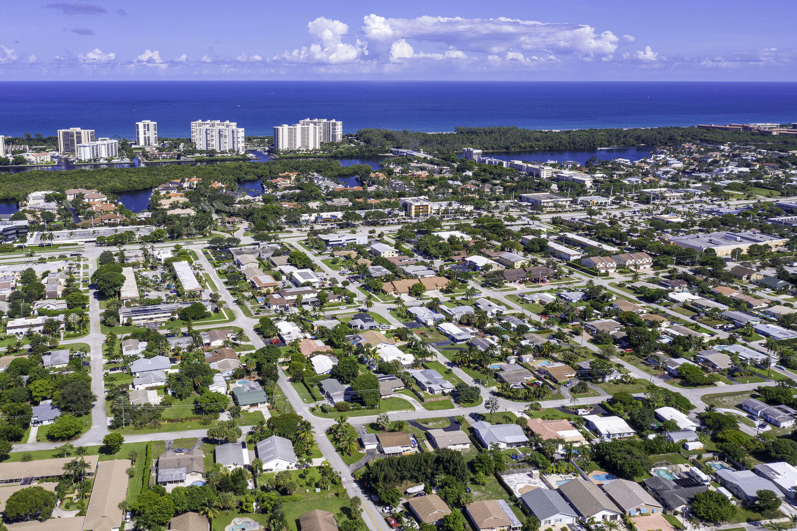 501 Northwest 50th Place Boca Raton, FL 33431 - Photo 2 of 29 Aerial Ocean View