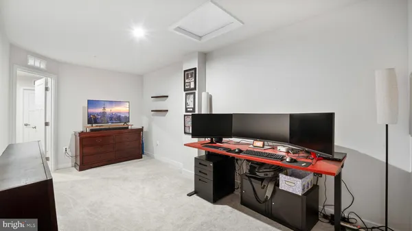 a view of workspace with furniture