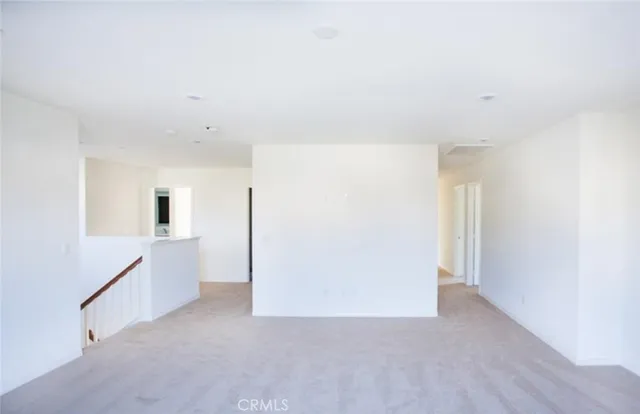 a view of small space with window