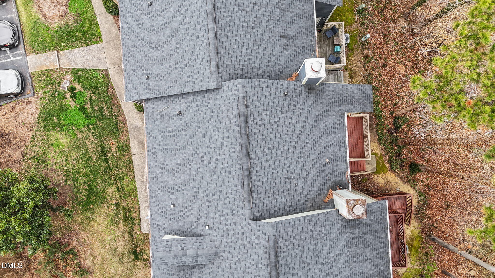 3112 Coachman's Way Durham, NC 27705 - Photo 29 of 32 a aerial view of a house with a yard