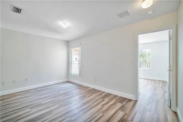 wooden floor in an empty room