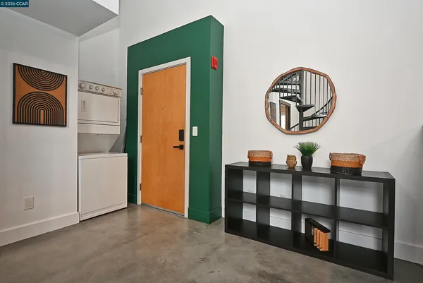 a view of entryway with stairs