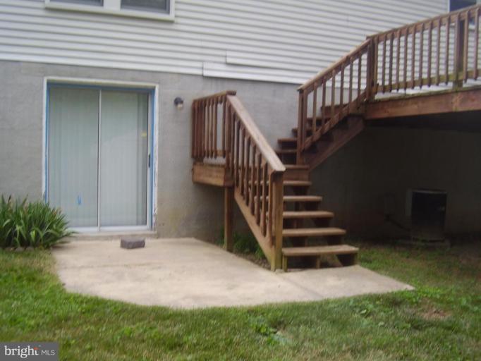 8401 Horatio Road Randallstown, MD 21133 - Photo 9 of 17 Rear Patio-Walkout Lower Lvl
