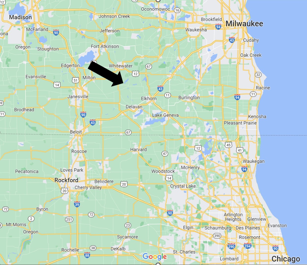 W8479 Townline Road Whitewater, WI 53190 - Photo 6 of 8 a bathroom with a shower