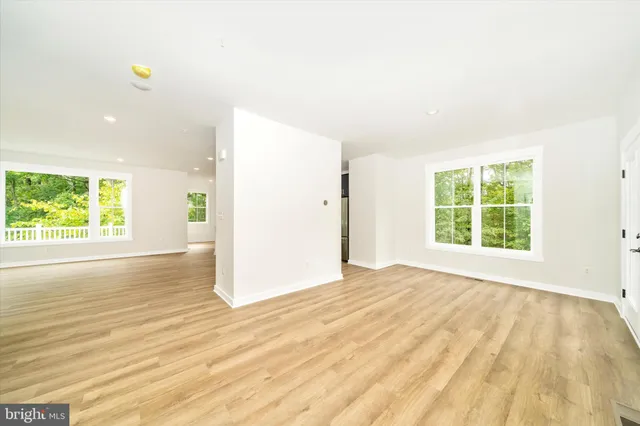 a view of a wooden deck