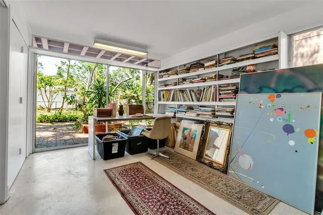 a very nice looking room with a large window