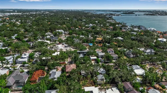 a view of city and mountain