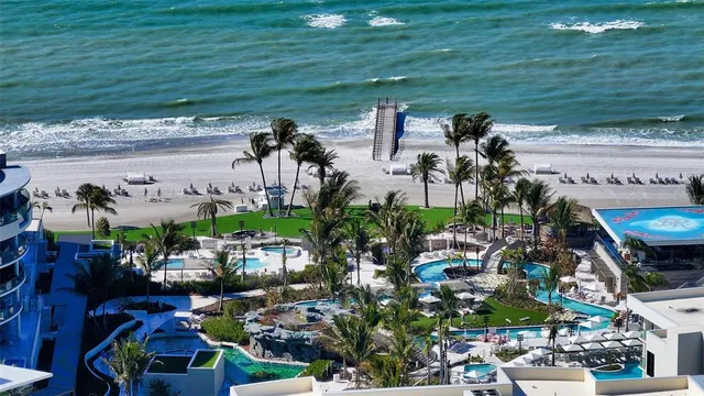 a view of a hallway with entryway