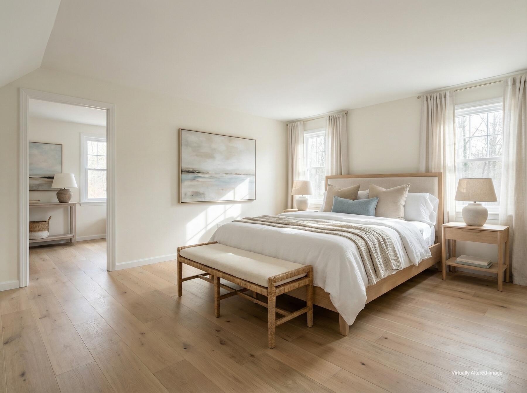 5 Briar Patch Road Osterville, MA 02655 - Photo 16 of 29 a bedroom with a bed and a mirror
