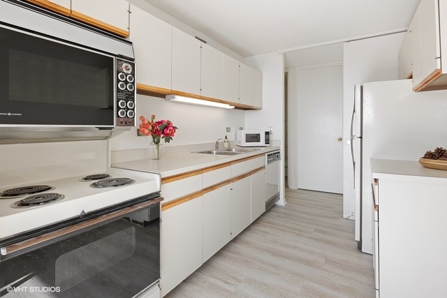 360 East Randolph Street, Unit 1002 Chicago, IL 60601 - Photo 12 of 18 a kitchen with a sink stove and microwave