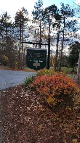 a view of outdoor space with sign board