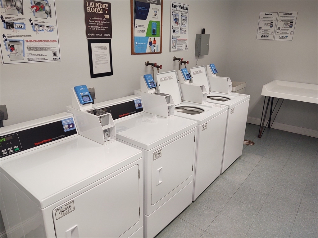 3 Leonard Road, Unit 3 Boxborough, MA 01719 - Photo 22 of 31 a utility room with dryer and washer