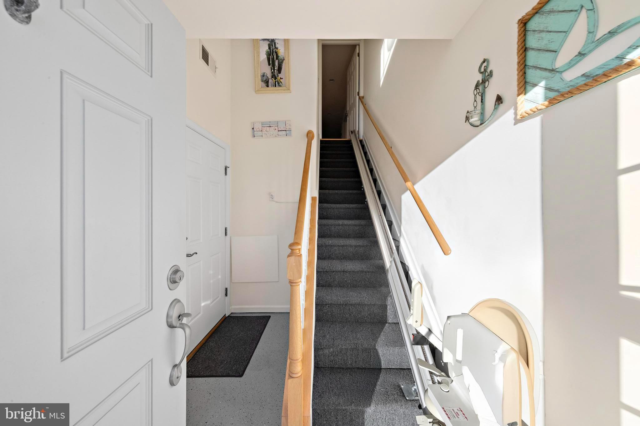 32 West Navasink Drive Little Egg Harbor, NJ 08087 - Photo 7 of 71 Inviting entryway with bright staircase.
