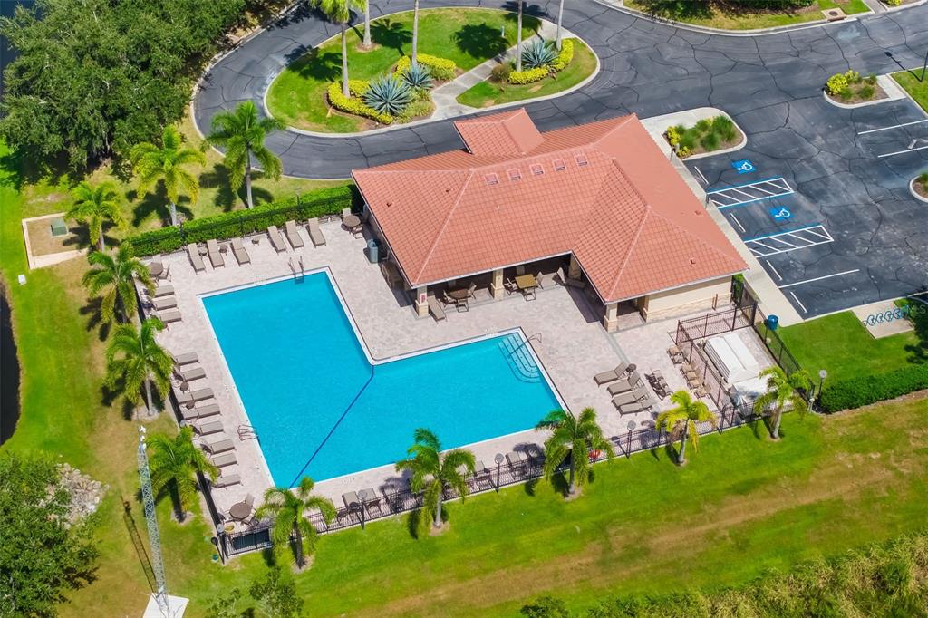 12844 24th St Circle East Parrish, FL 34219 - Photo 52 of 57 an aerial view of a house with outdoor space