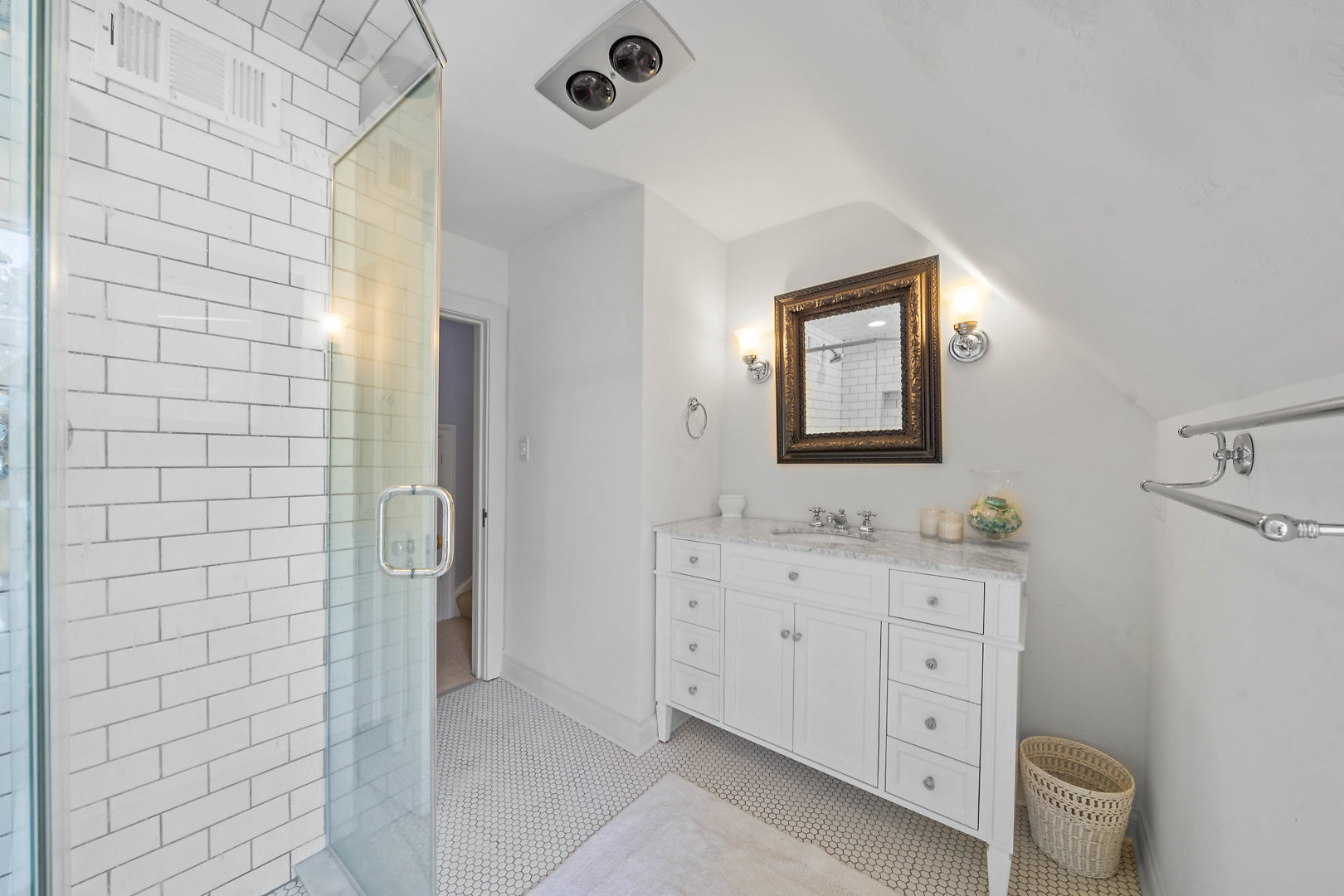 33W627 Army Trail Road Wayne, IL 60184 - Photo 27 of 31 a bathroom with a sink mirror and a toilet