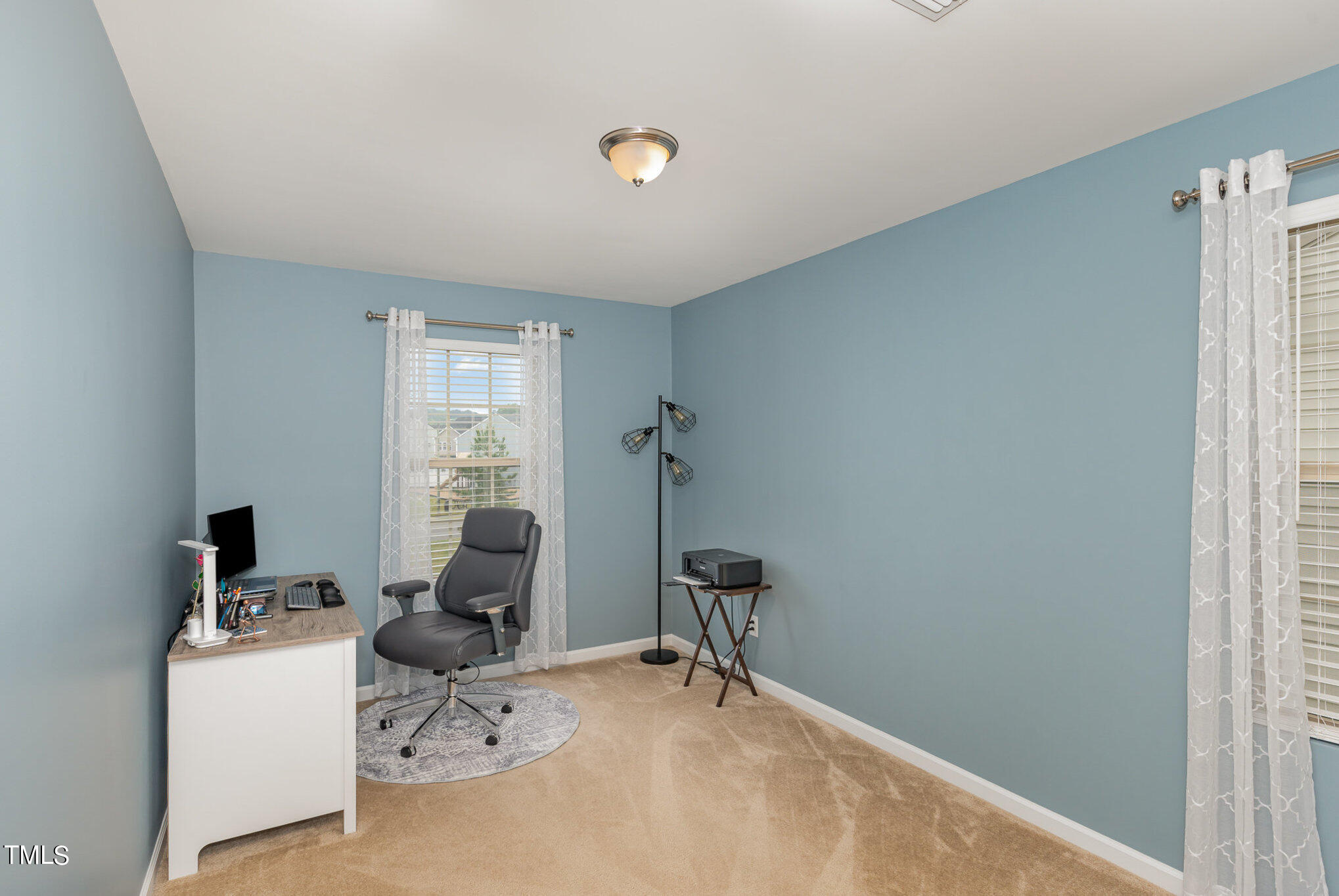3743 Landshire View Lane Raleigh, NC 27616 - Photo 18 of 28 a workspace with furniture and a window