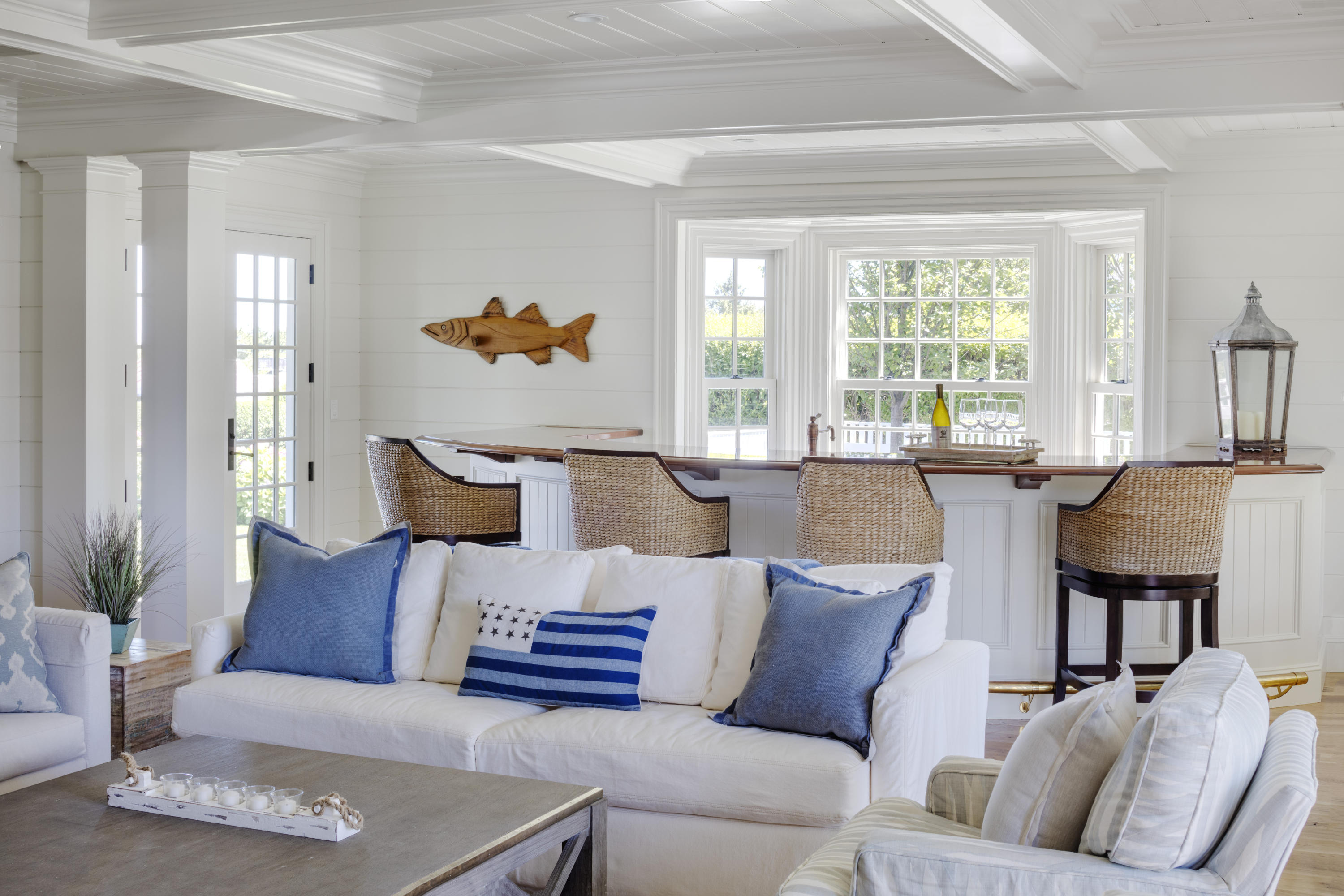 103 Shore Road Chatham, MA 02633 - Photo 15 of 32 a living room with furniture and a large window