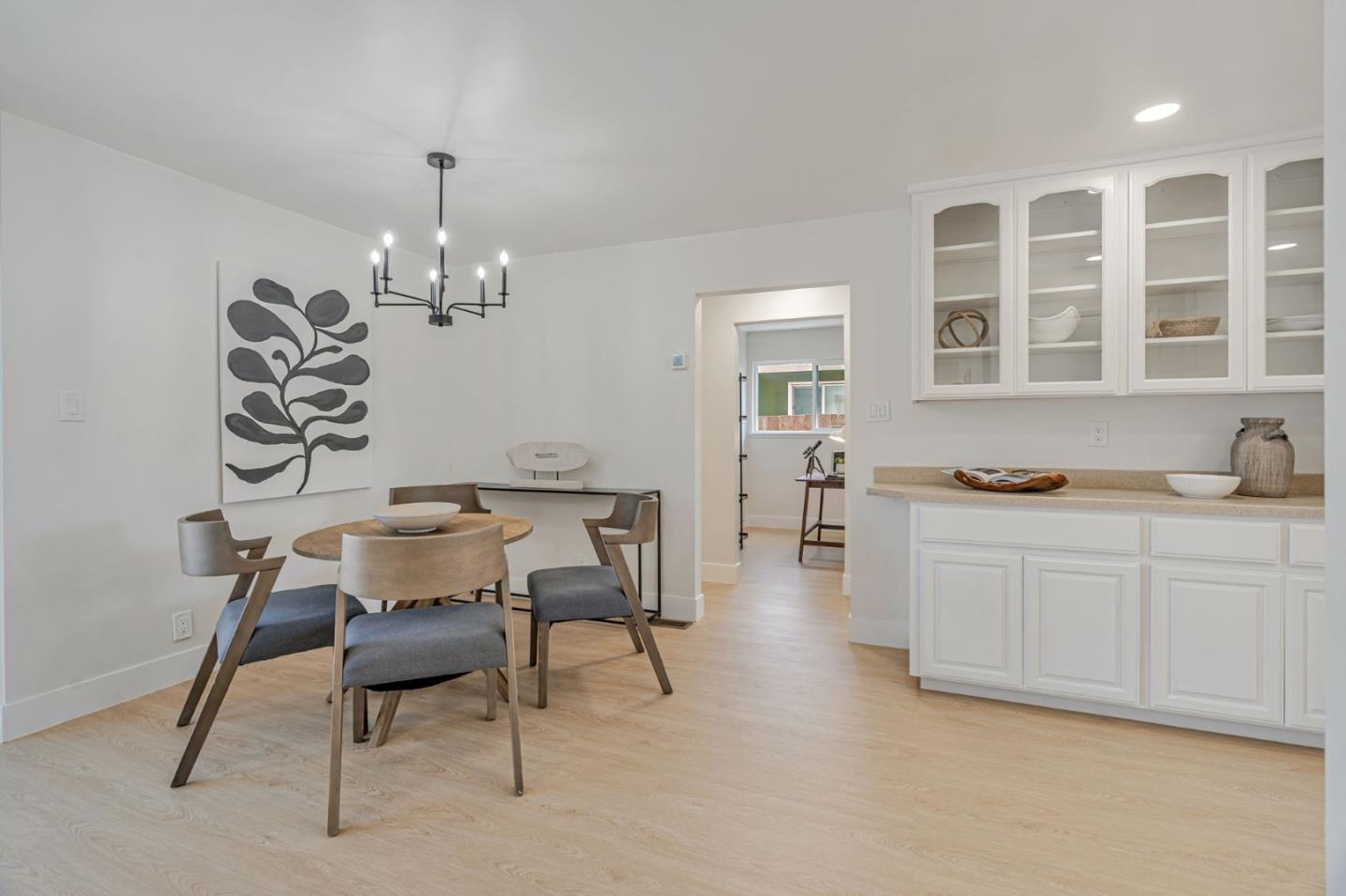 1069 Linda Drive Campbell, CA 95008 - Photo 12 of 39 a view of a dining room with furniture and chandelier