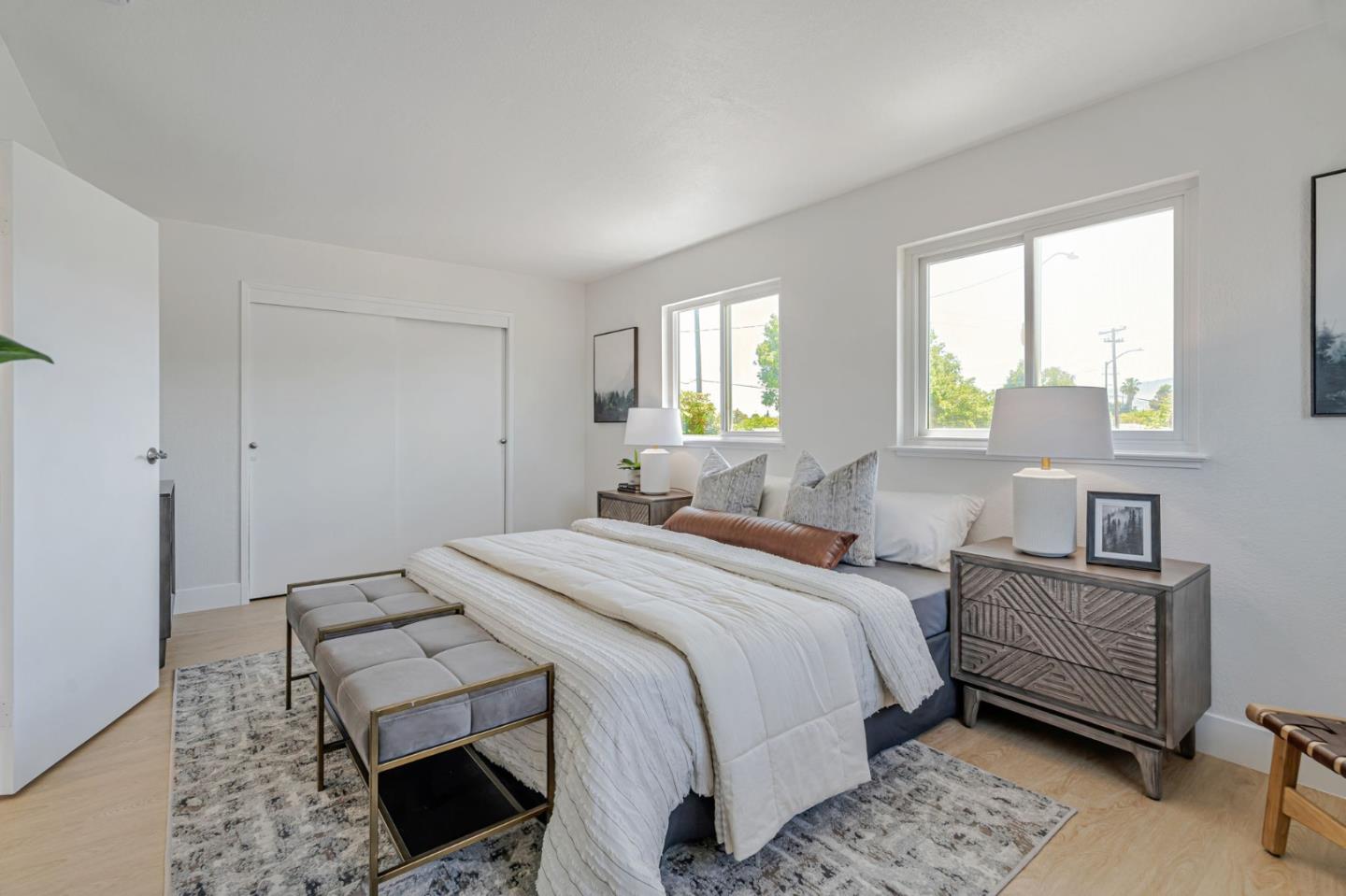 1069 Linda Drive Campbell, CA 95008 - Photo 21 of 39 a bed room with a bed and a couch