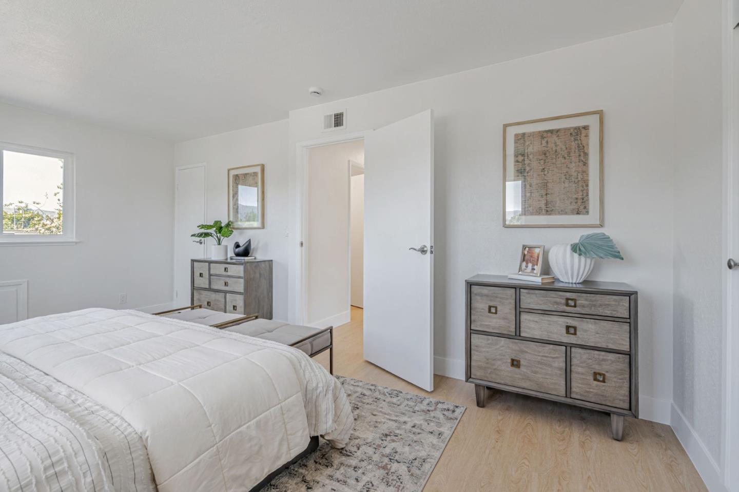 1069 Linda Drive Campbell, CA 95008 - Photo 22 of 39 a bedroom with a bed and a dresser in it