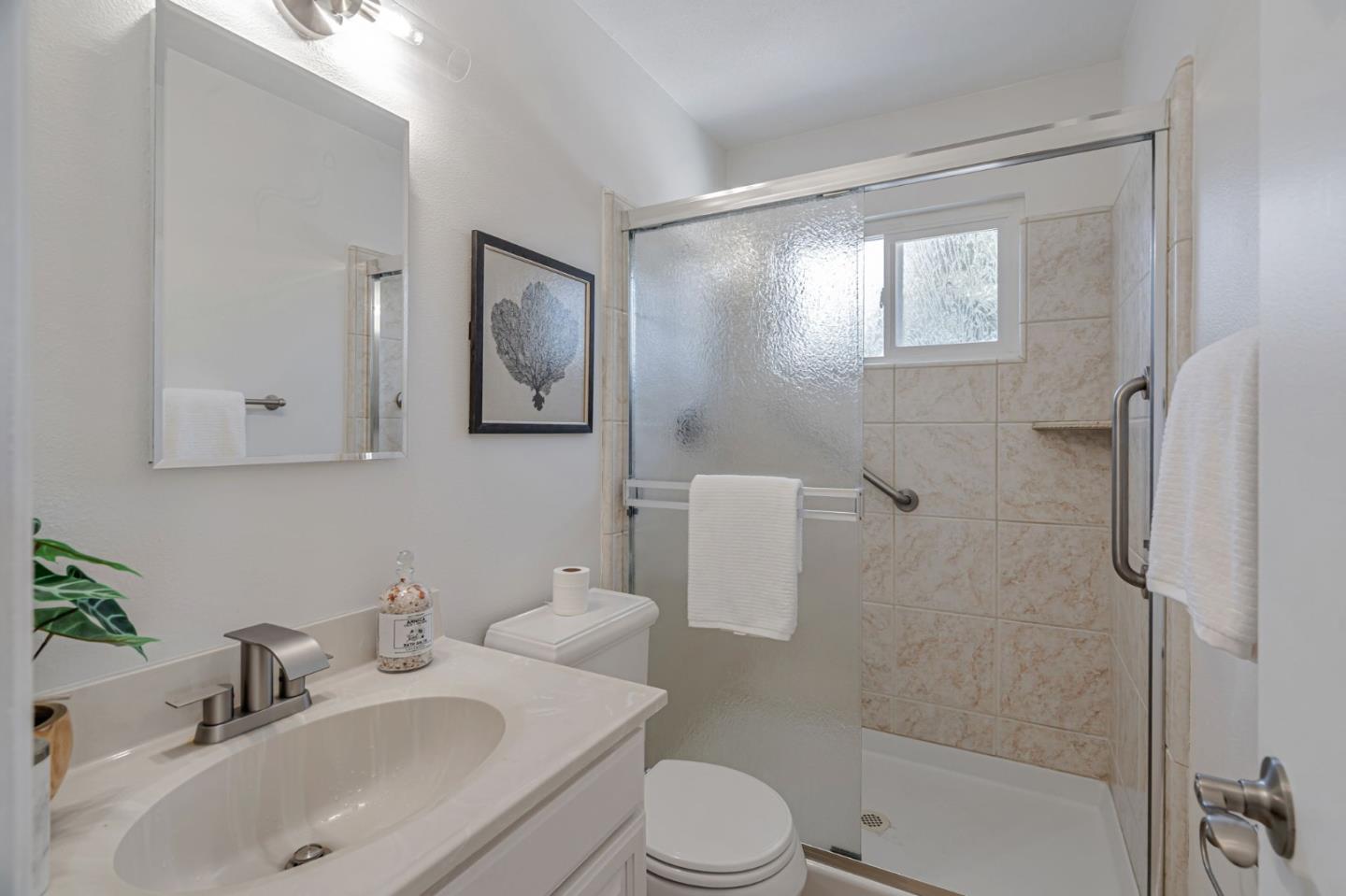 1069 Linda Drive Campbell, CA 95008 - Photo 32 of 39 a bathroom with a sink toilet and shower