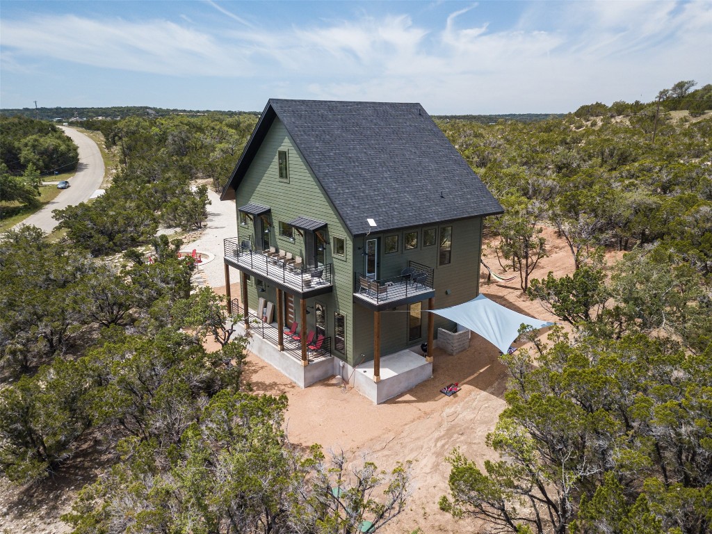 Home sits on top of the hill with 40 mile canyon views