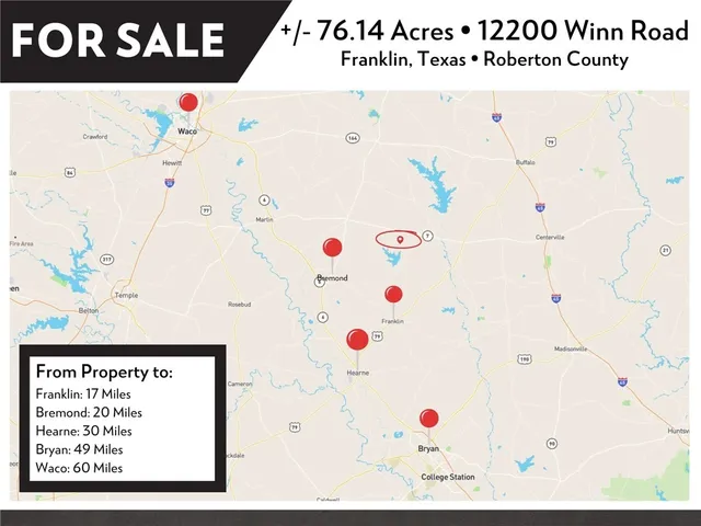$885,000 | 12200 Winn Road, Kosse, TX 76653