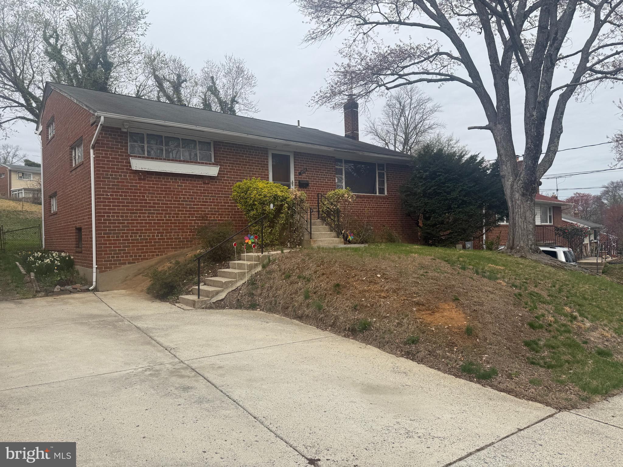 Brick Split Level Front Exterior