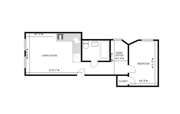 $3,100 | 521 West 122nd Street, Unit 1 | Morningside Heights