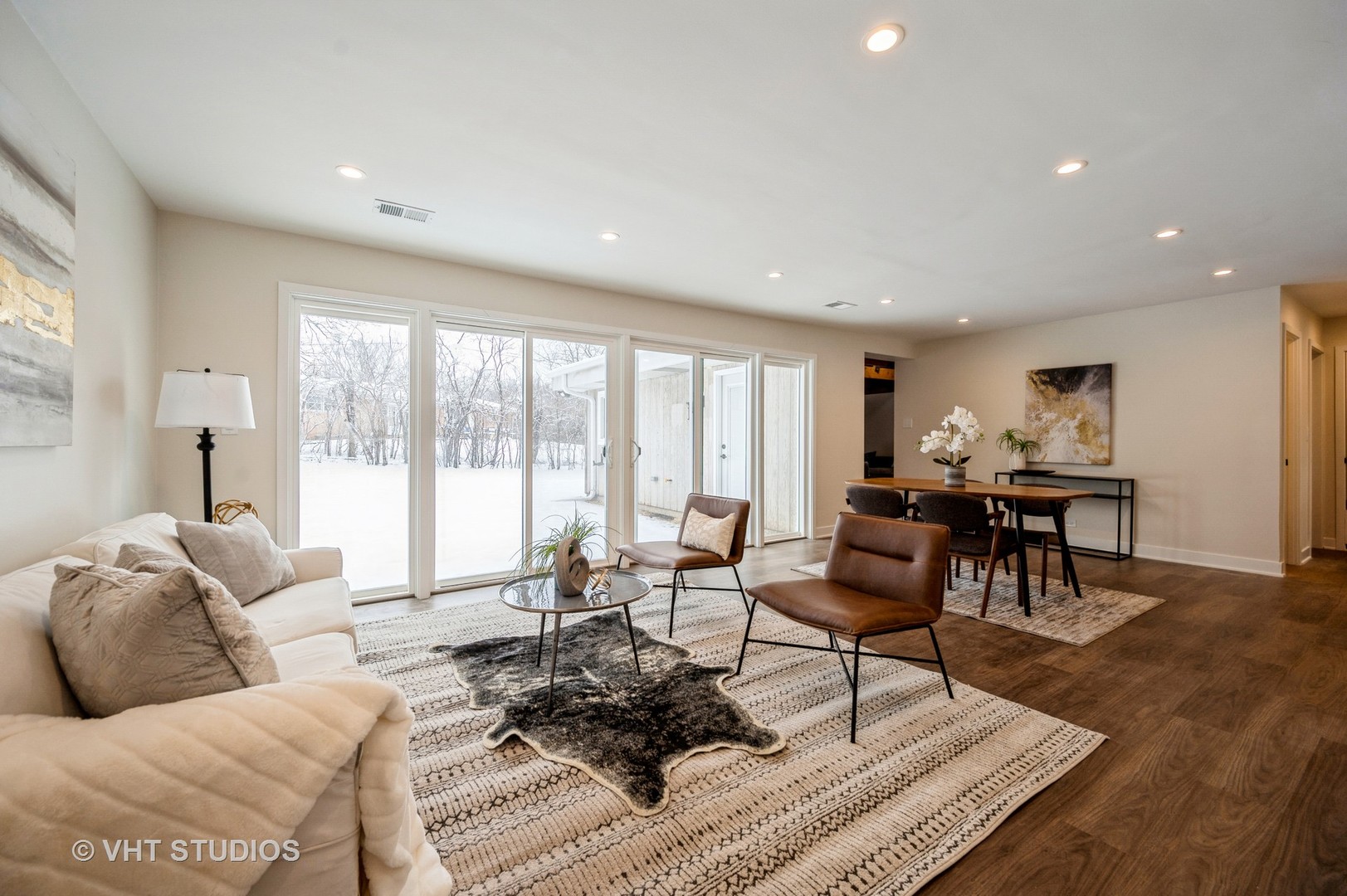 47 Birchwood Road Northbrook, IL 60062 - Photo 2 of 10 a living room with furniture and a large window