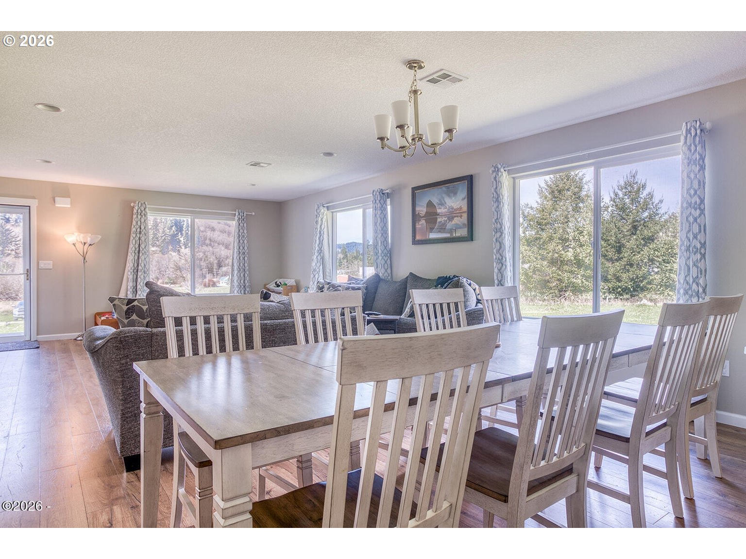33803 Highway 22 Hebo, OR 97122 - Photo 10 of 40 a view of a dining room with furniture window and outside view