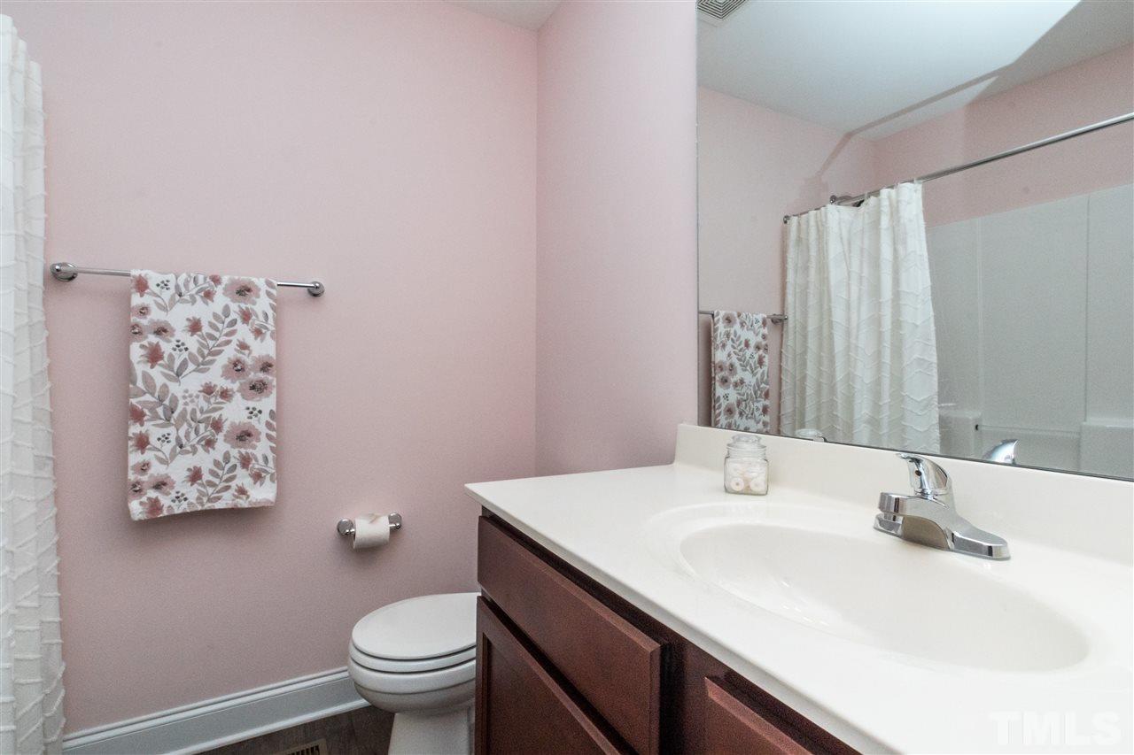 44 Henry Rifle Lane Angier, NC 27501 - Photo 17 of 22 a bathroom with a sink toilet and a mirror