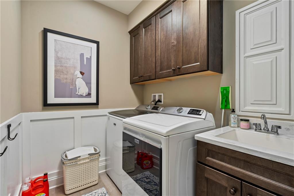 107 Resolution Drive Mars, PA 16046 - Photo 24 of 44 a utility room with dryer and washer