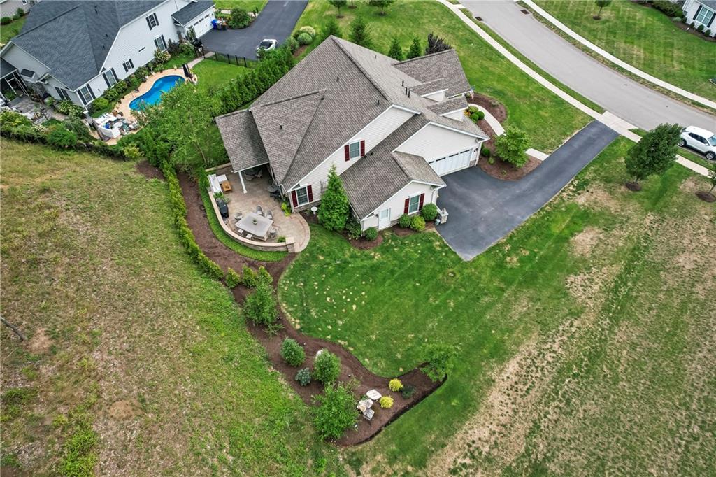 107 Resolution Drive Mars, PA 16046 - Photo 37 of 44 an aerial view of a house with garden space ocean view