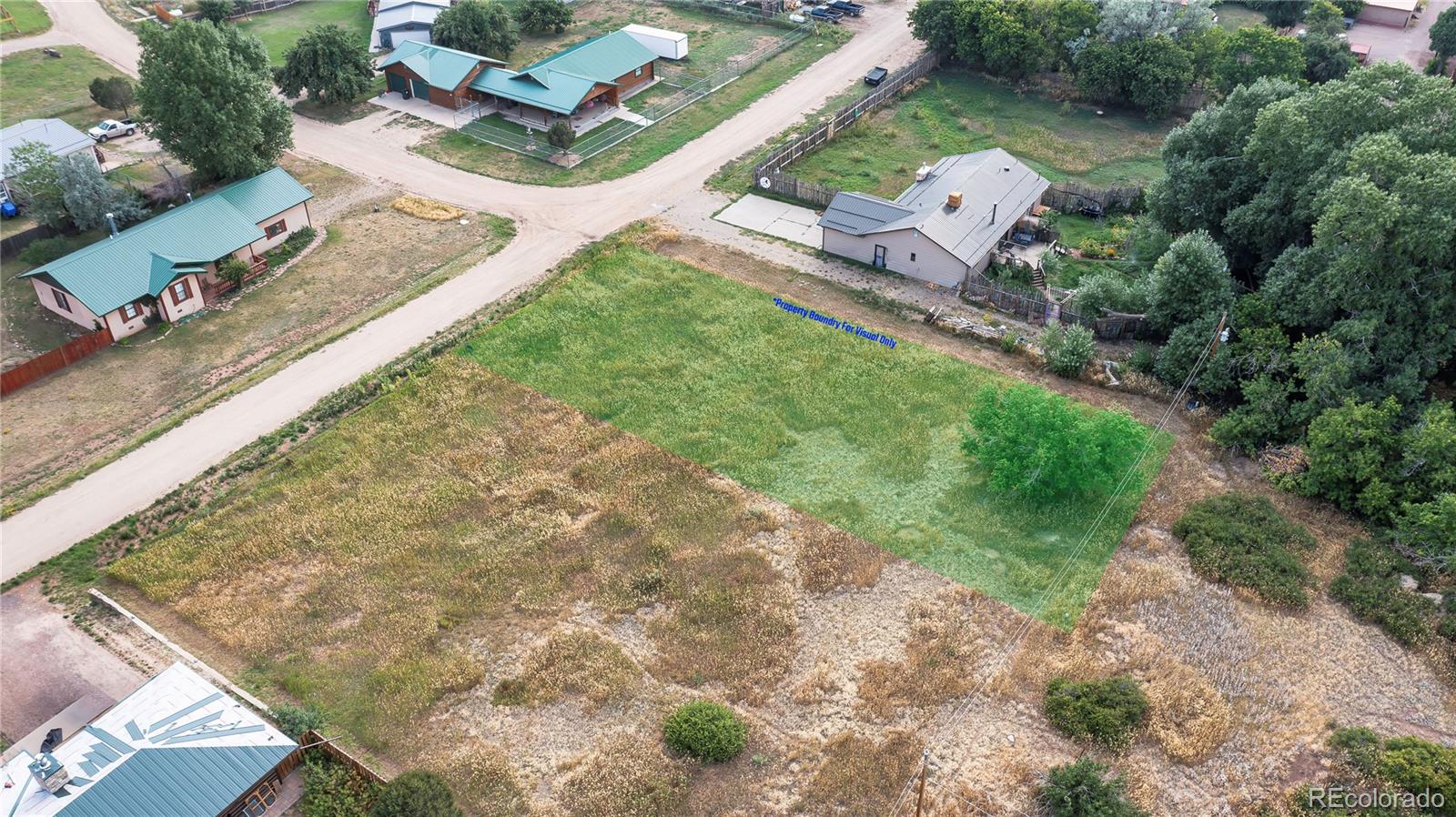 High Street La Veta, CO 81055 - Photo 12 of 17 an aerial view of a house with a yard
