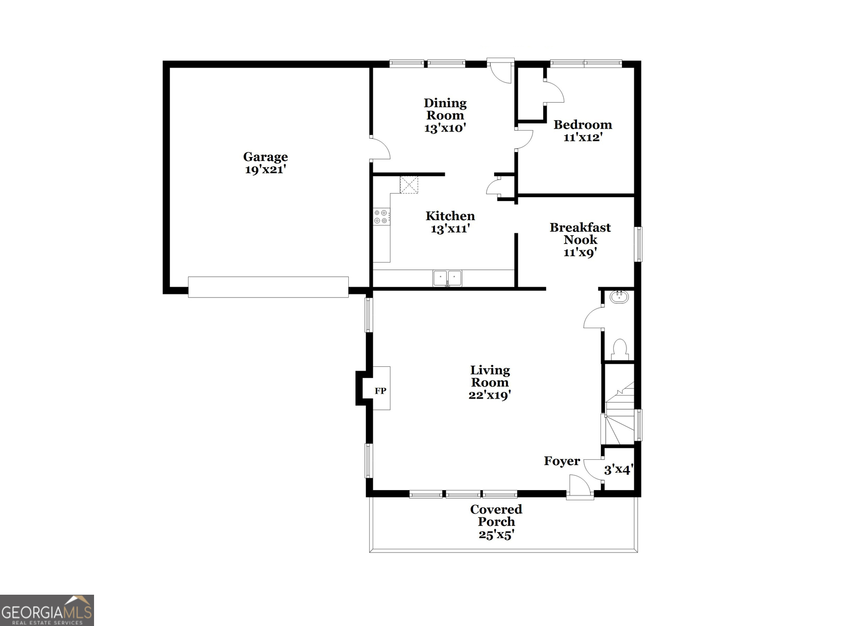 2041 Pryor Road Southwest Atlanta, GA 30315 - Photo 17 of 17 a picture of a floor plan