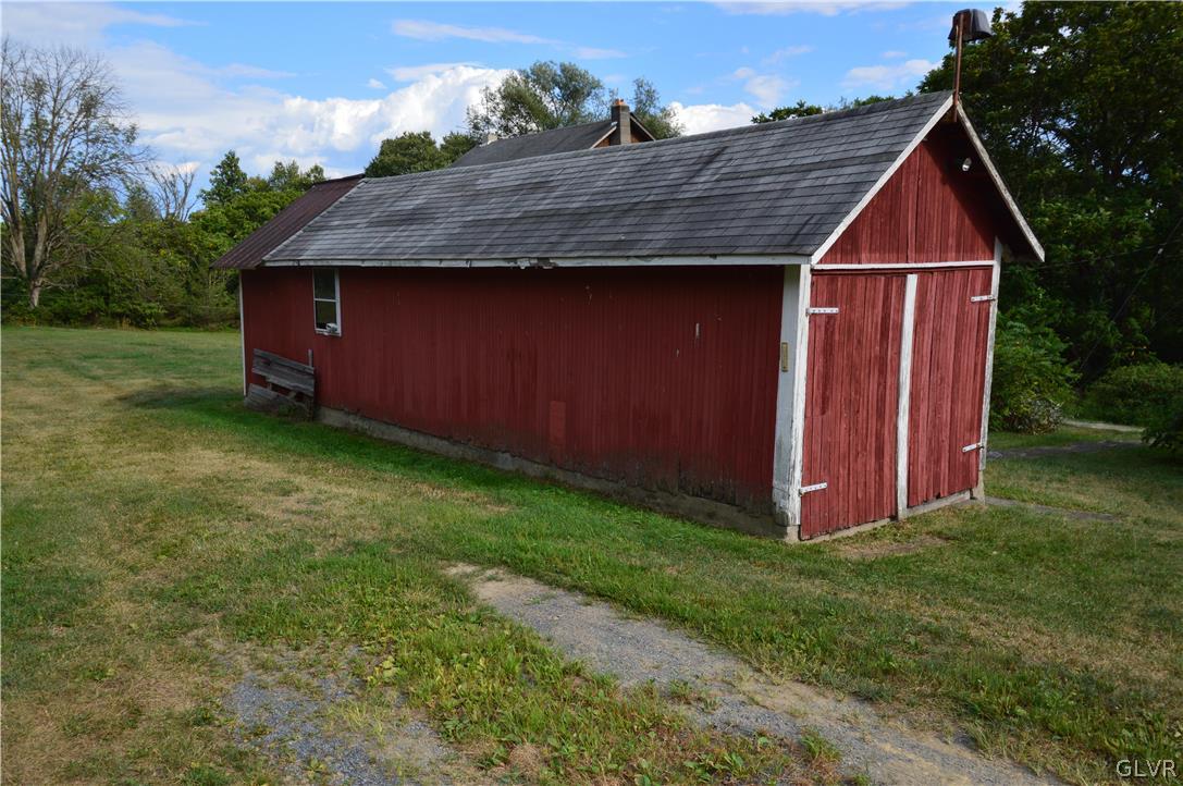 552 Bauer Road Bath, PA 18014 - Photo 11 of 48 a view of backyard with barn and green space