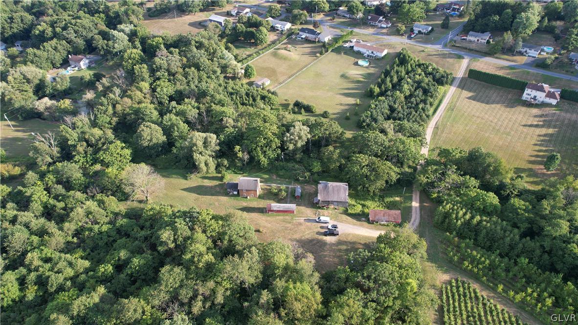 552 Bauer Road Bath, PA 18014 - Photo 35 of 48 an aerial view of residential house with outdoor space and lake view