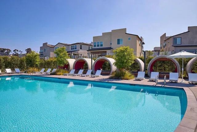 a view of swimming pool and outdoor space