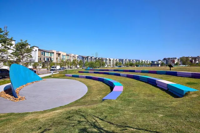 a view of a house with a park