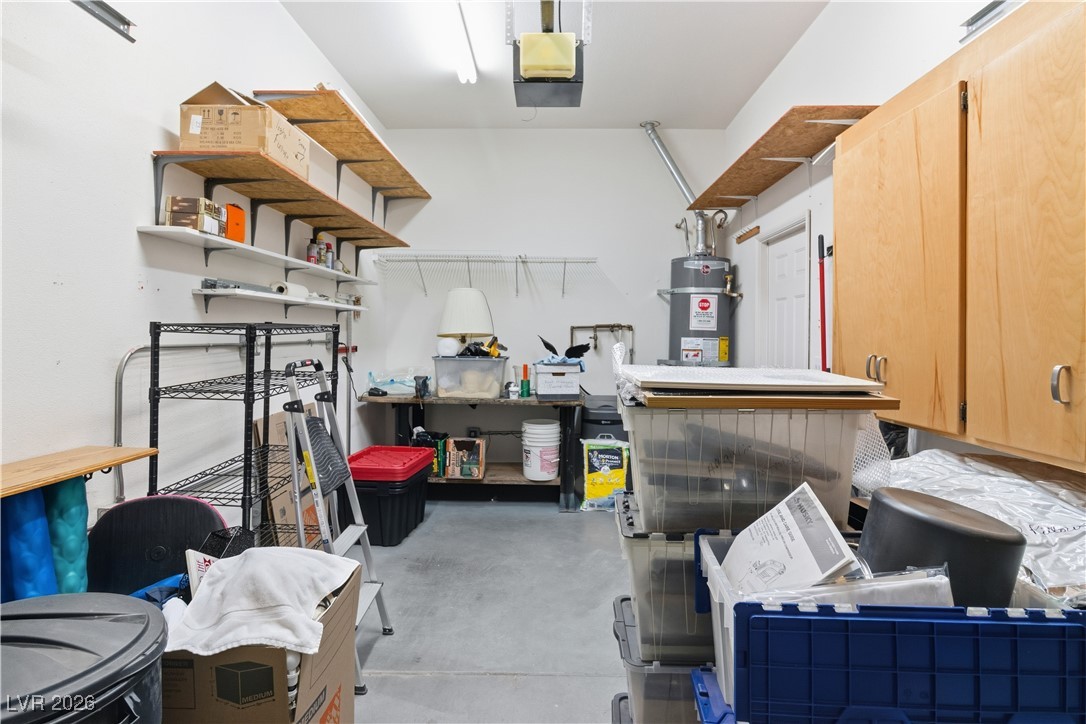 3350 Pheasant Canyon Way, Unit 1008 Laughlin, NV 89029 - Photo 43 of 80 Second Garage with water heater and a garage door opener