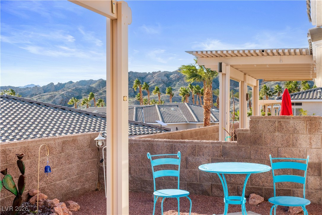 3350 Pheasant Canyon Way, Unit 1008 Laughlin, NV 89029 - Photo 51 of 80 Patio / terrace featuring a mountain view