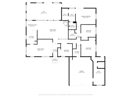 a picture of floor plan