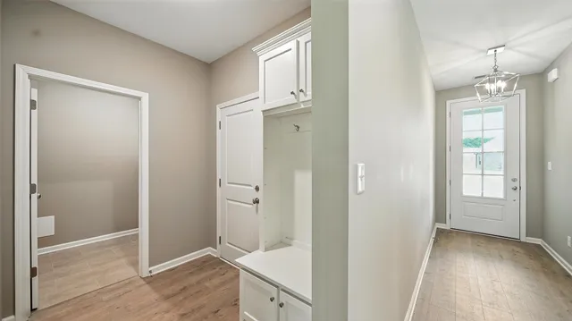 wooden floor in an empty room