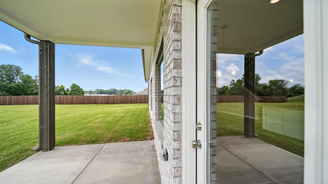 a view of a city from a living room