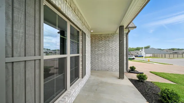a view of balcony with city view