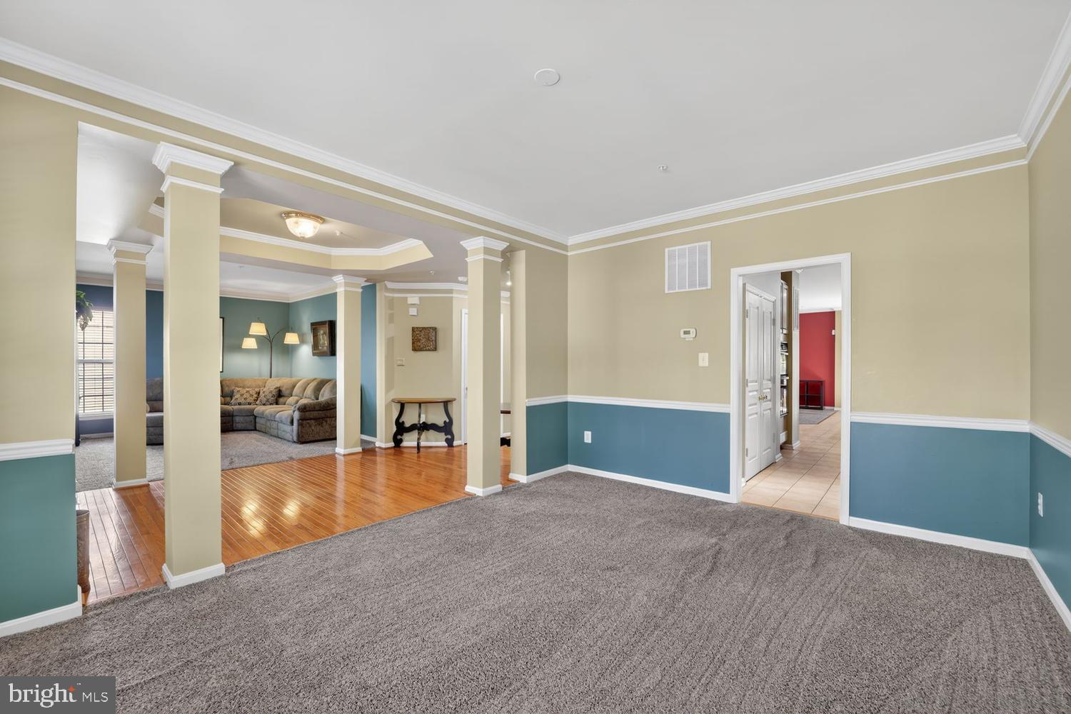 8023 River Park Road Bowie, MD 20715 - Photo 7 of 49 Dining Room with Columns
